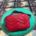 Gucci 523380 GG Marmont Matelassé Belt Bag 448065 Red