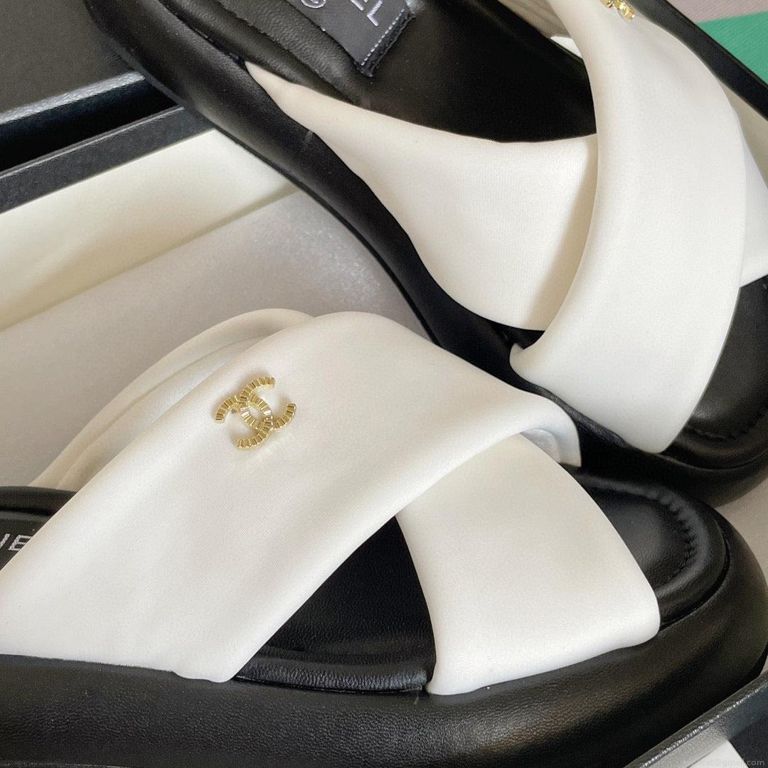 Chanel G38864 Mules Fabric Sandals Women C91151