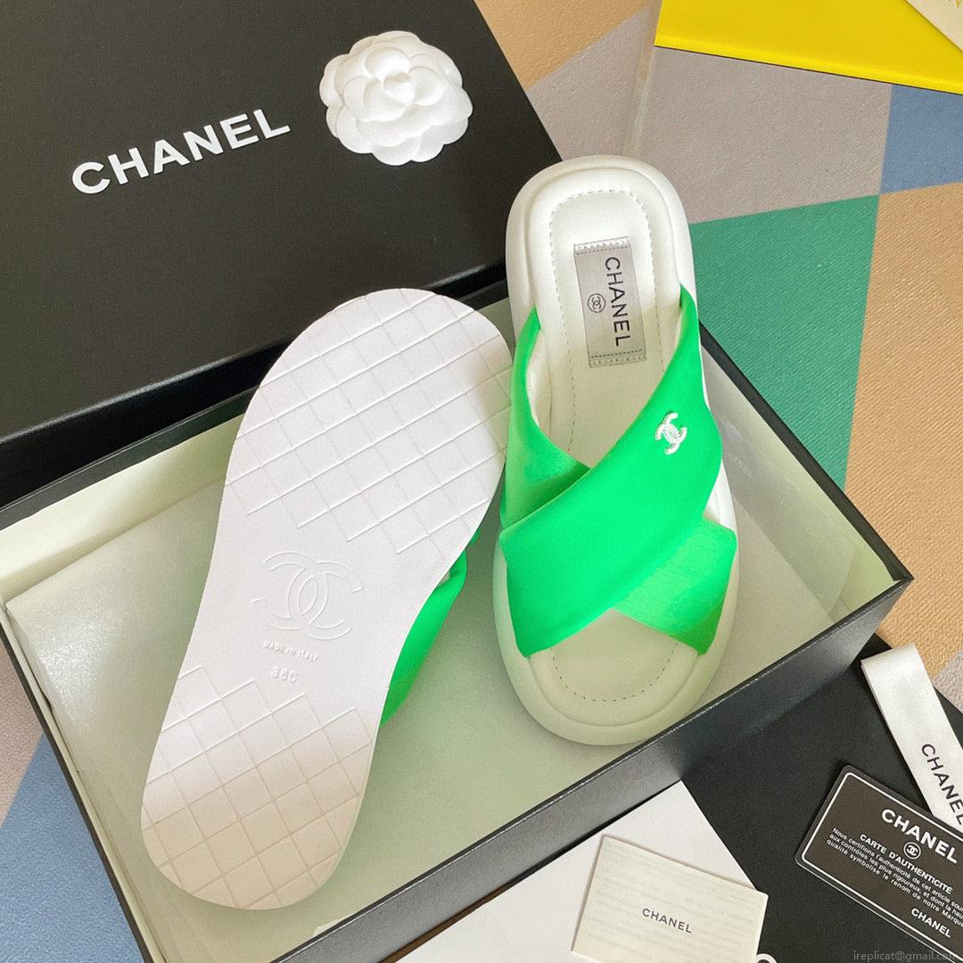 Chanel G38864 Mules Fabric Sandals Women C91153