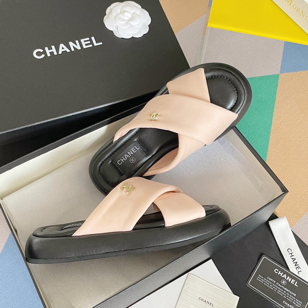 Chanel G38864 Mules Fabric Sandals Women C91154
