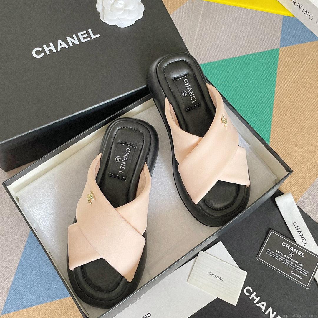 Chanel G38864 Mules Fabric Sandals Women C91154