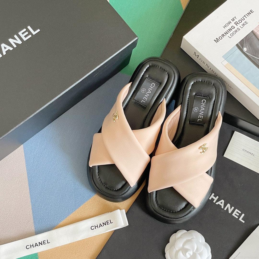 Chanel G38864 Mules Fabric Sandals Women C91154