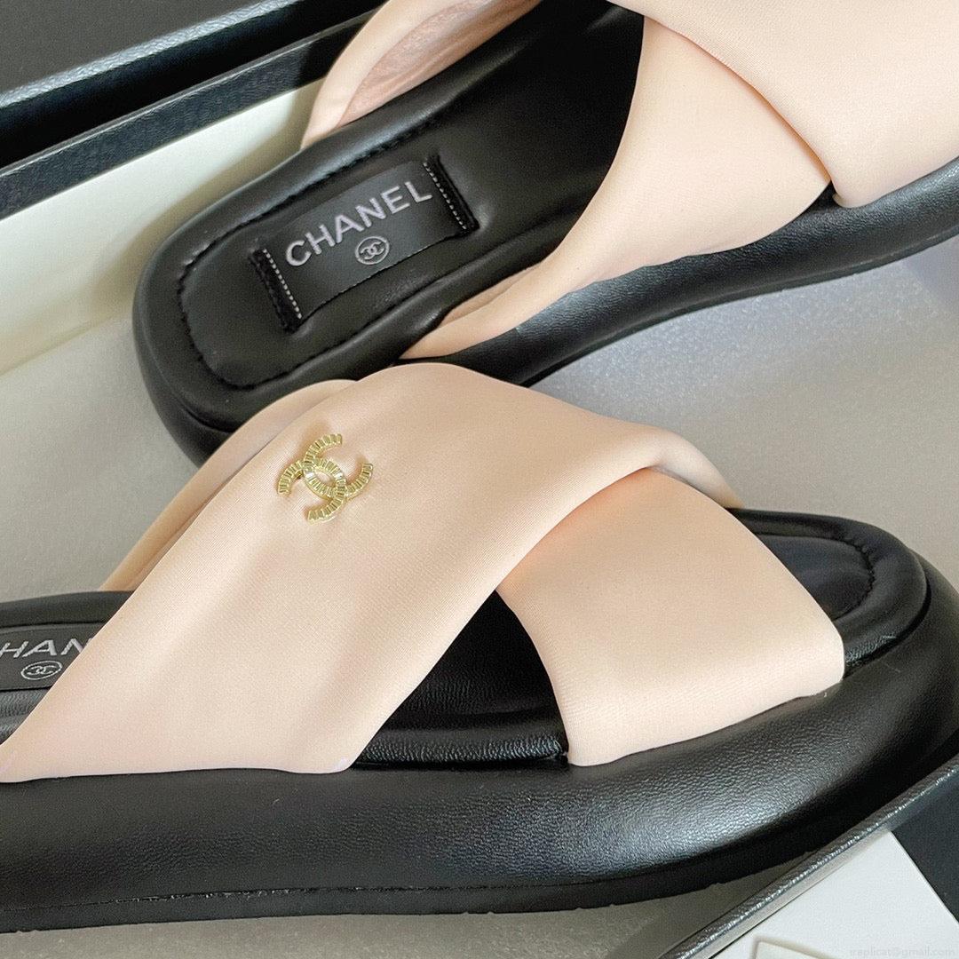 Chanel G38864 Mules Fabric Sandals Women C91154