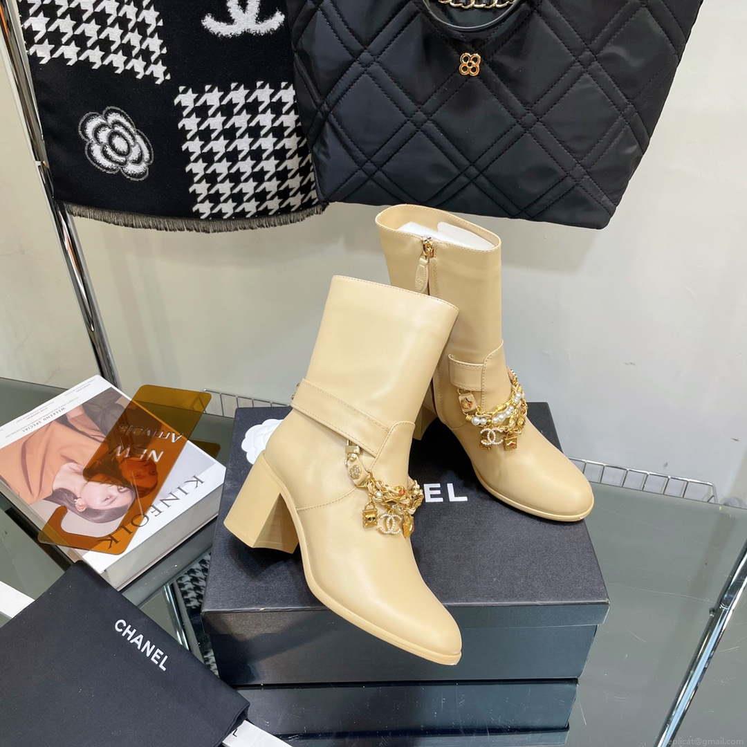 Chanel Women’s Shoes Ankle Boots G38814