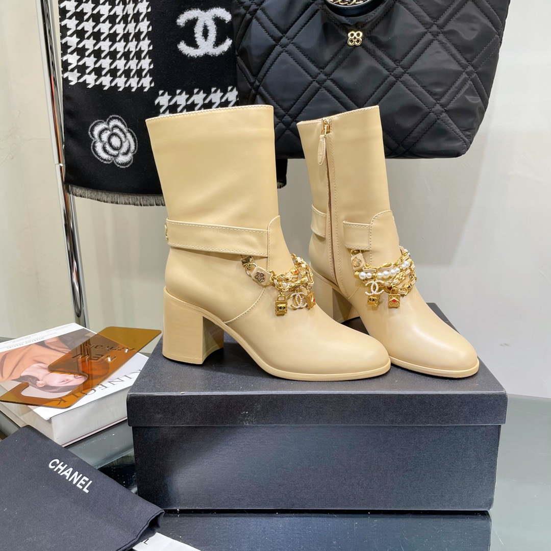 Chanel Women’s Shoes Ankle Boots G38814