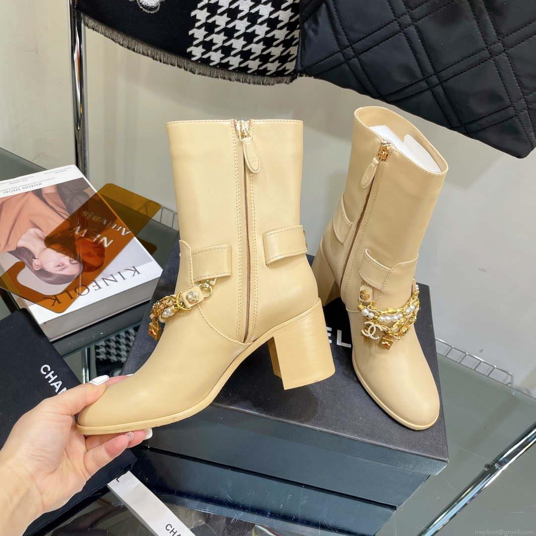 Chanel Women’s Shoes Ankle Boots G38814