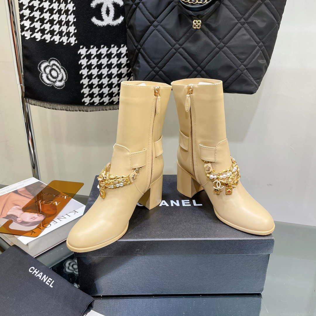 Chanel Women’s Shoes Ankle Boots G38814