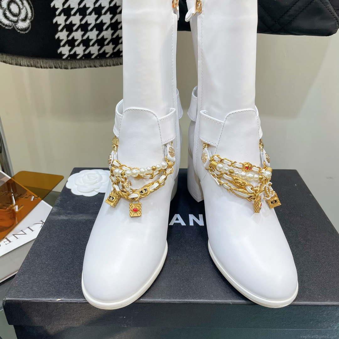 Chanel Women’s Shoes Ankle Boots G38815