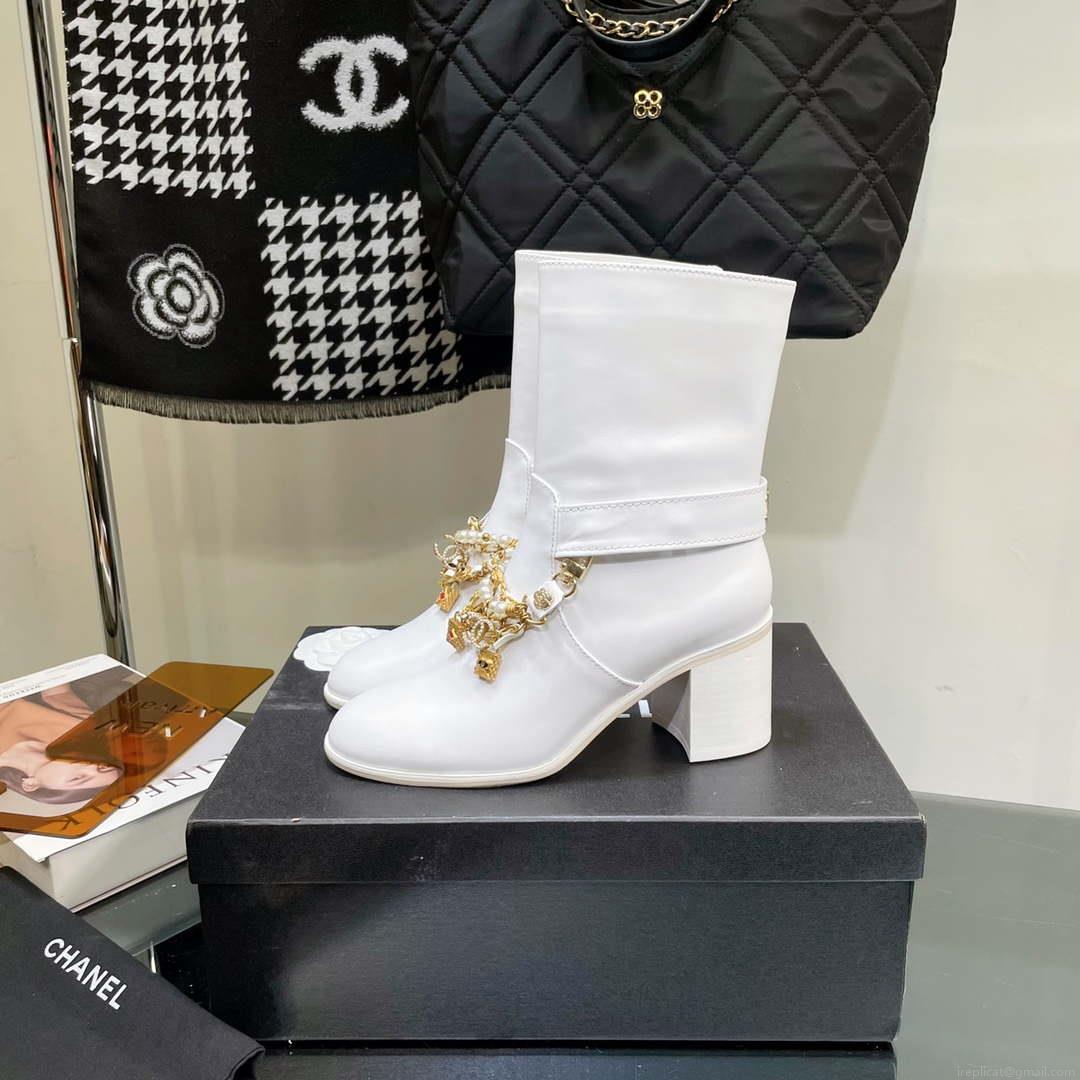 Chanel Women’s Shoes Ankle Boots G38815
