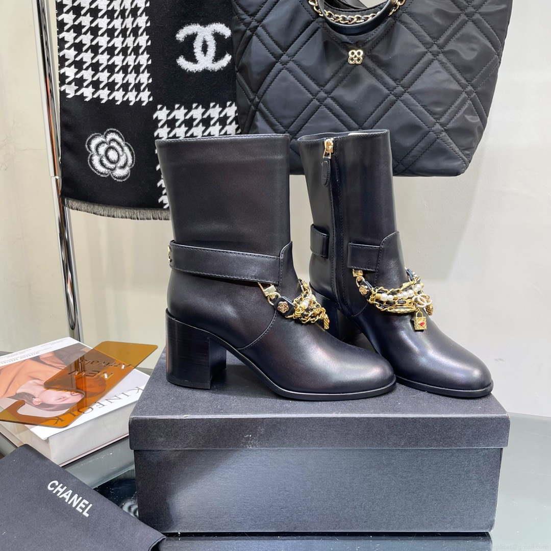 Chanel Women’s Shoes Ankle Boots G38816