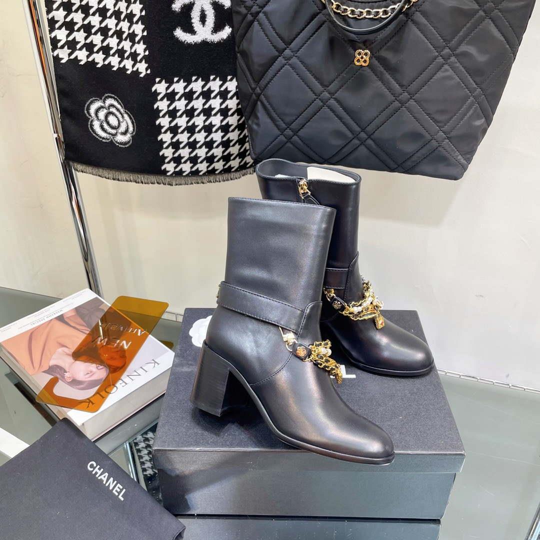 Chanel Women’s Shoes Ankle Boots G38816