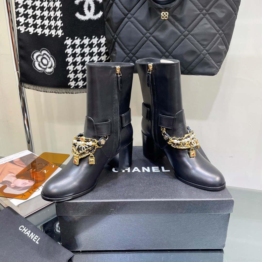Chanel Women’s Shoes Ankle Boots G38816