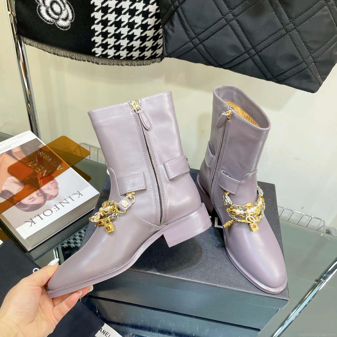Chanel Women’s Shoes Ankle Boots G38817