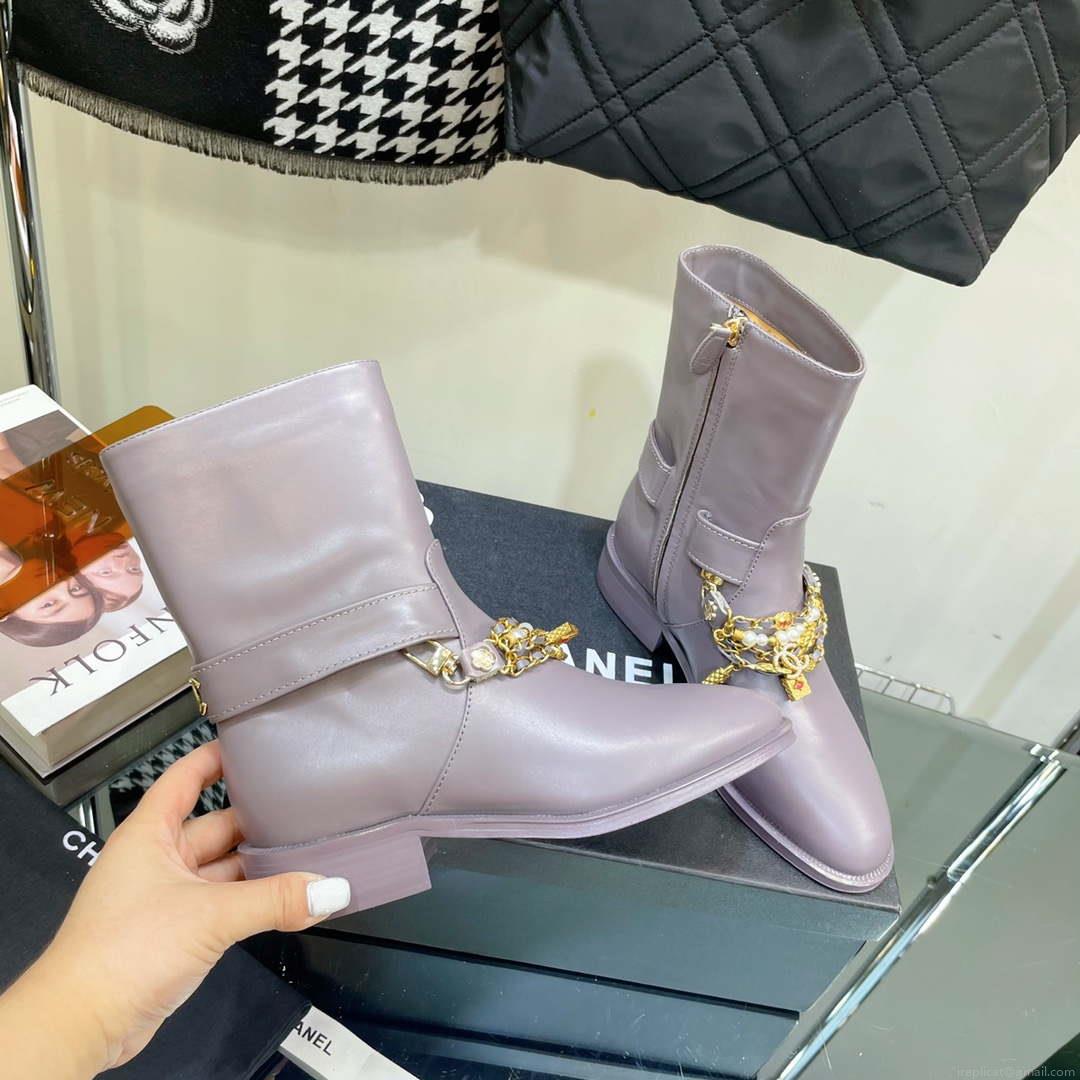 Chanel Women’s Shoes Ankle Boots G38817
