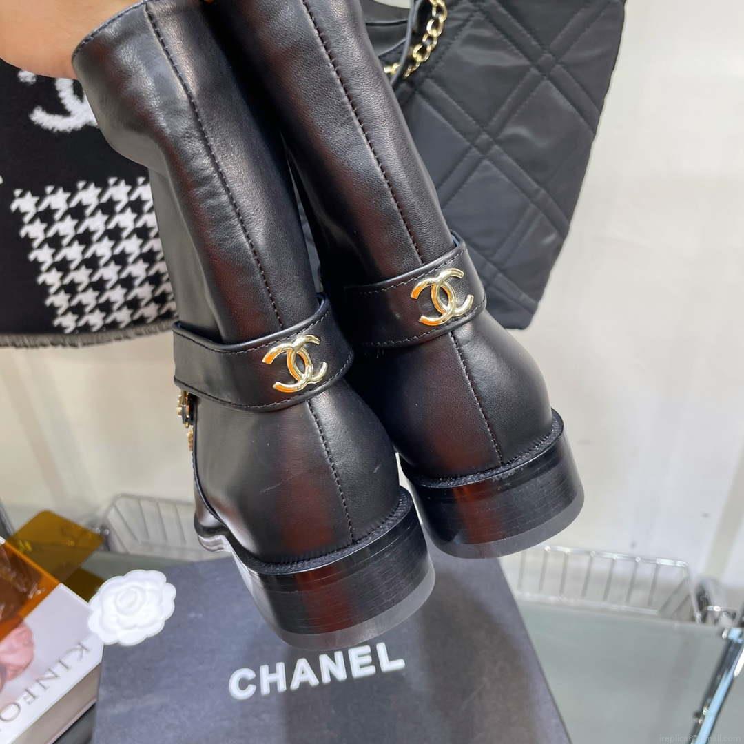 Chanel Women’s Shoes Classcal Chain Hight Boots 190797