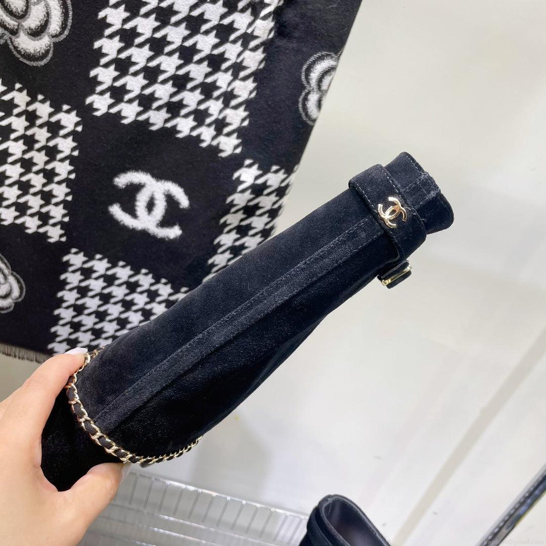 Chanel Women’s Shoes G39345 X56709 94305Classcal Chain Hight Boots 190782