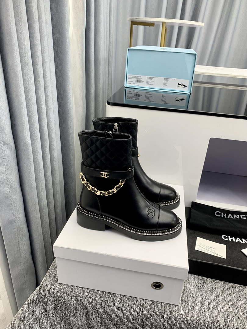Chanel Women’s Shoes Ankle Boots 189745