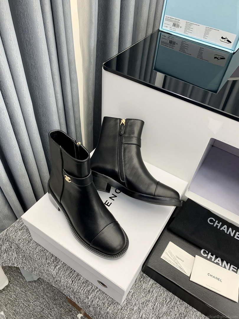 Chanel Women’s Shoes Ankle Boots 189727