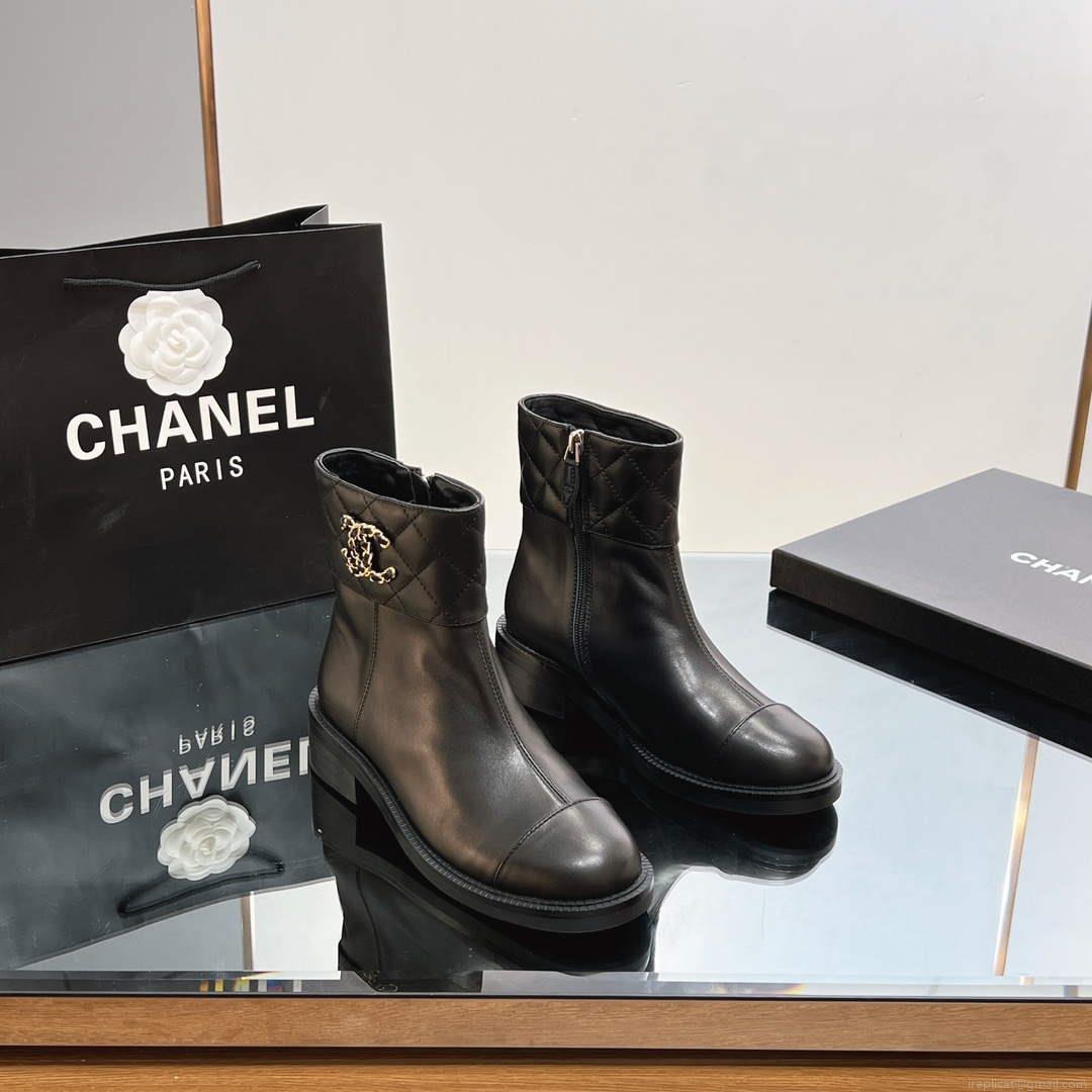 Chanel Women’s Fashion Shoes Short Boots C92402