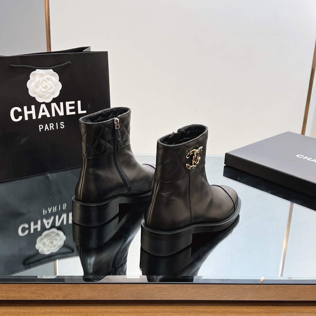 Chanel Women’s Fashion Shoes Short Boots C92402