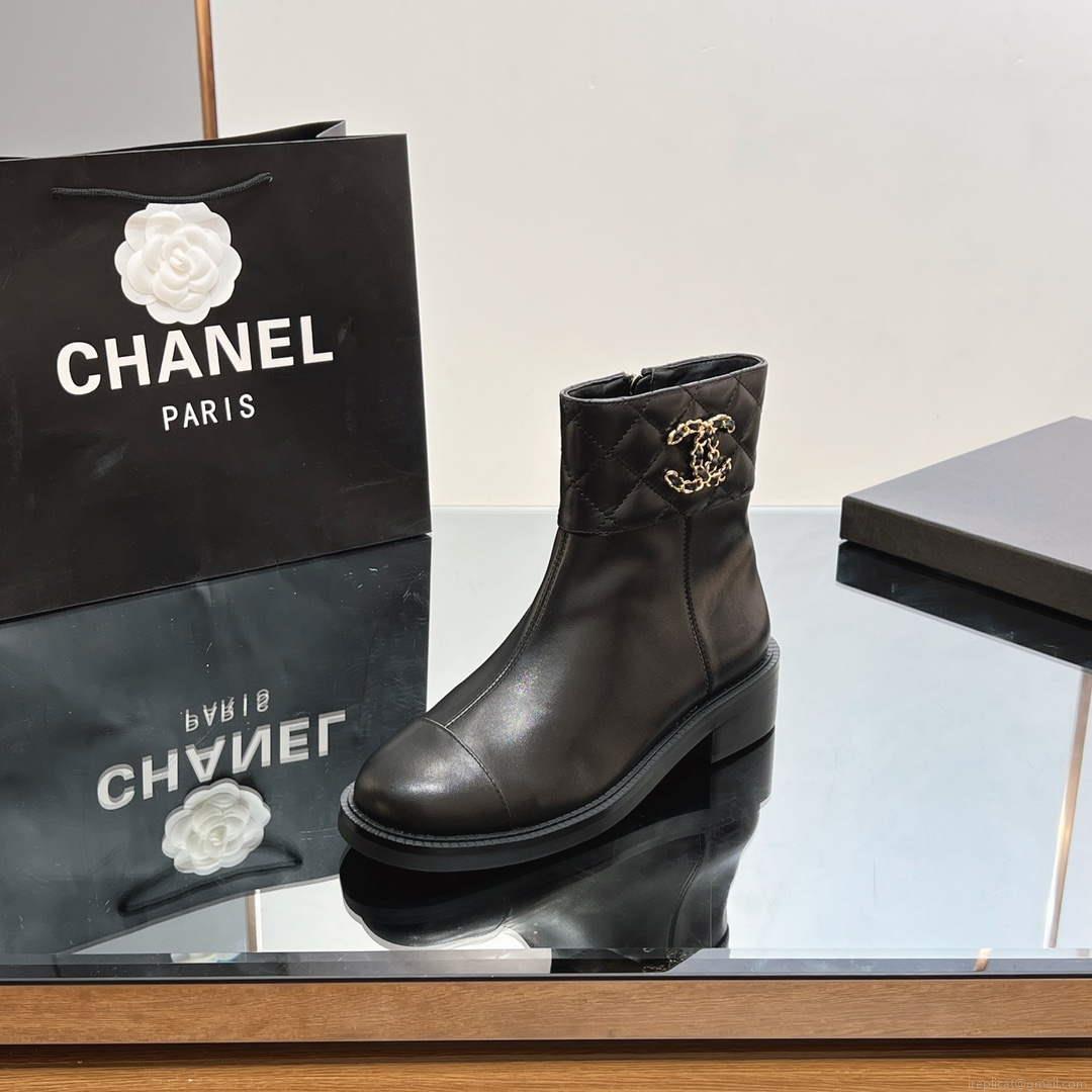 Chanel Women’s Fashion Shoes Short Boots C92402