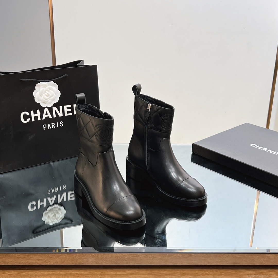 Chanel Women’s Fashion Shoes Short Boots C92403