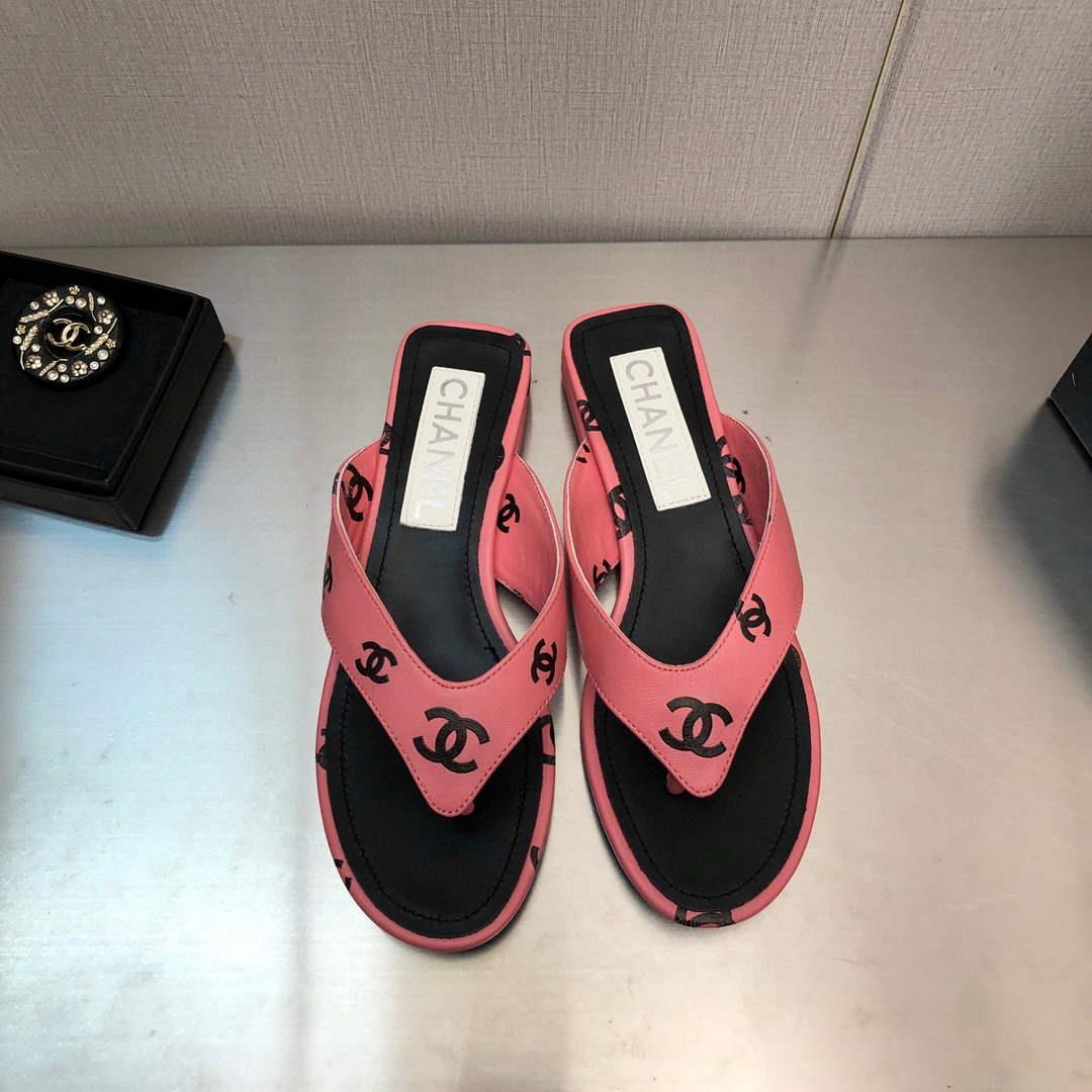 Chanel G38978 Sandals Printed Lambskin Women C91172