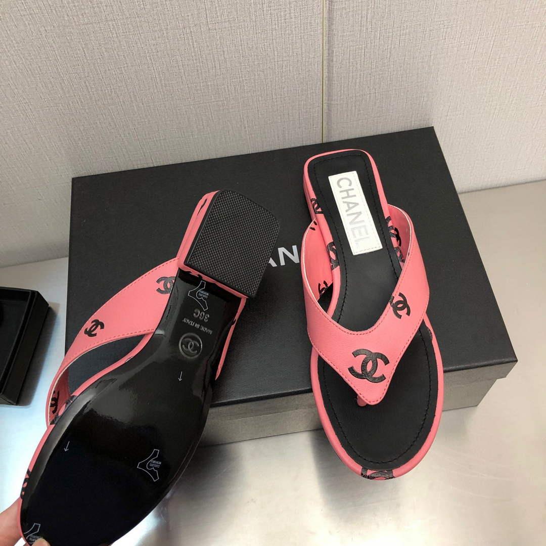 Chanel G38978 Sandals Printed Lambskin Women C91172