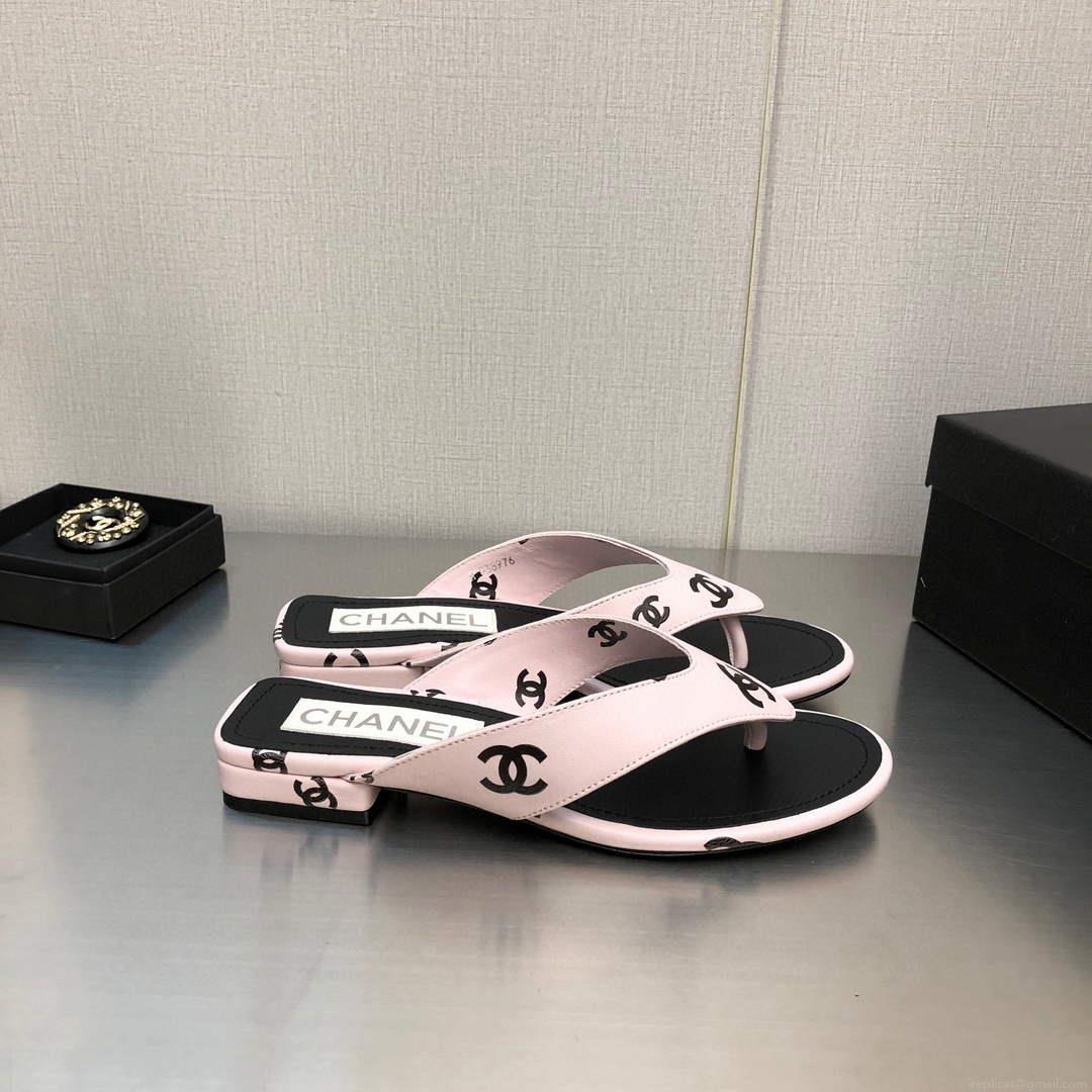 Chanel G38978 Sandals Printed Lambskin Women C91173