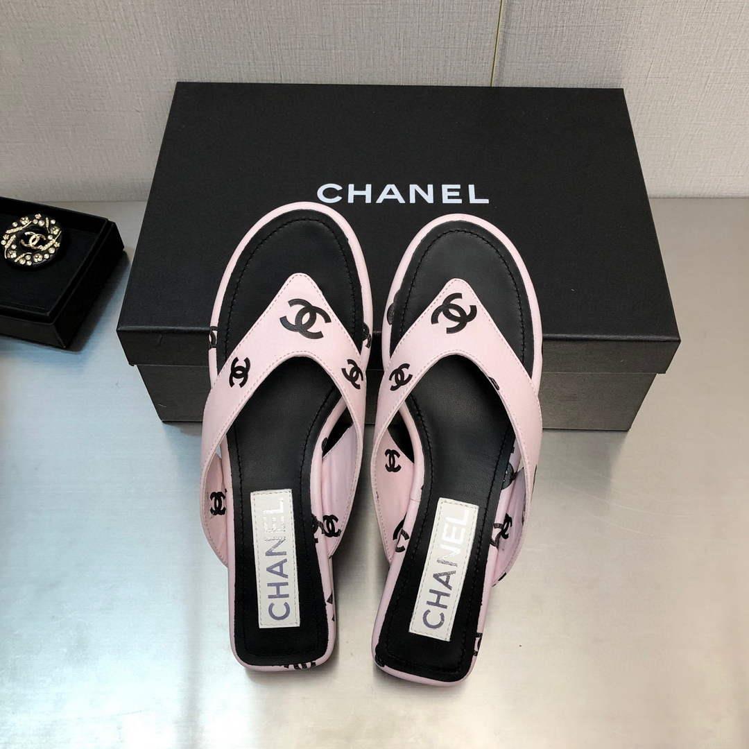 Chanel G38978 Sandals Printed Lambskin Women C91173