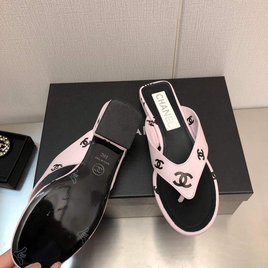 Chanel G38978 Sandals Printed Lambskin Women C91173