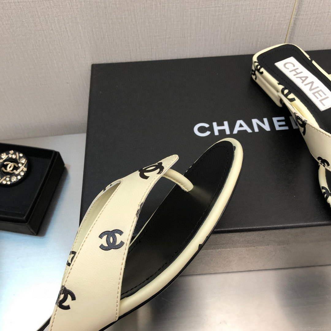 Chanel G38978 Sandals Printed Lambskin Women C91174
