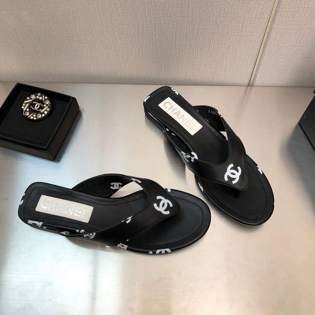 Chanel G38978 Sandals Printed Lambskin Women C91175