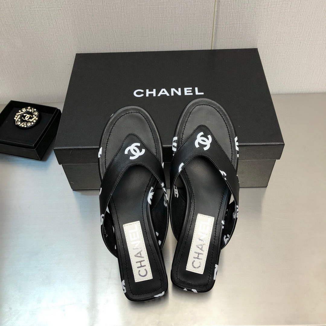 Chanel G38978 Sandals Printed Lambskin Women C91175