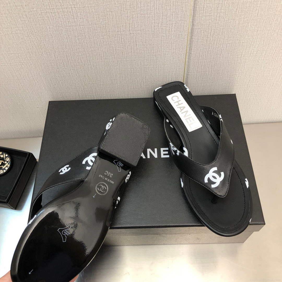 Chanel G38978 Sandals Printed Lambskin Women C91175