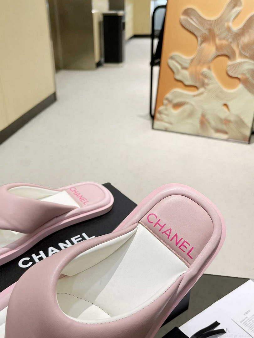 Chanel G38865 Sandals Mules Fabric Women C91181