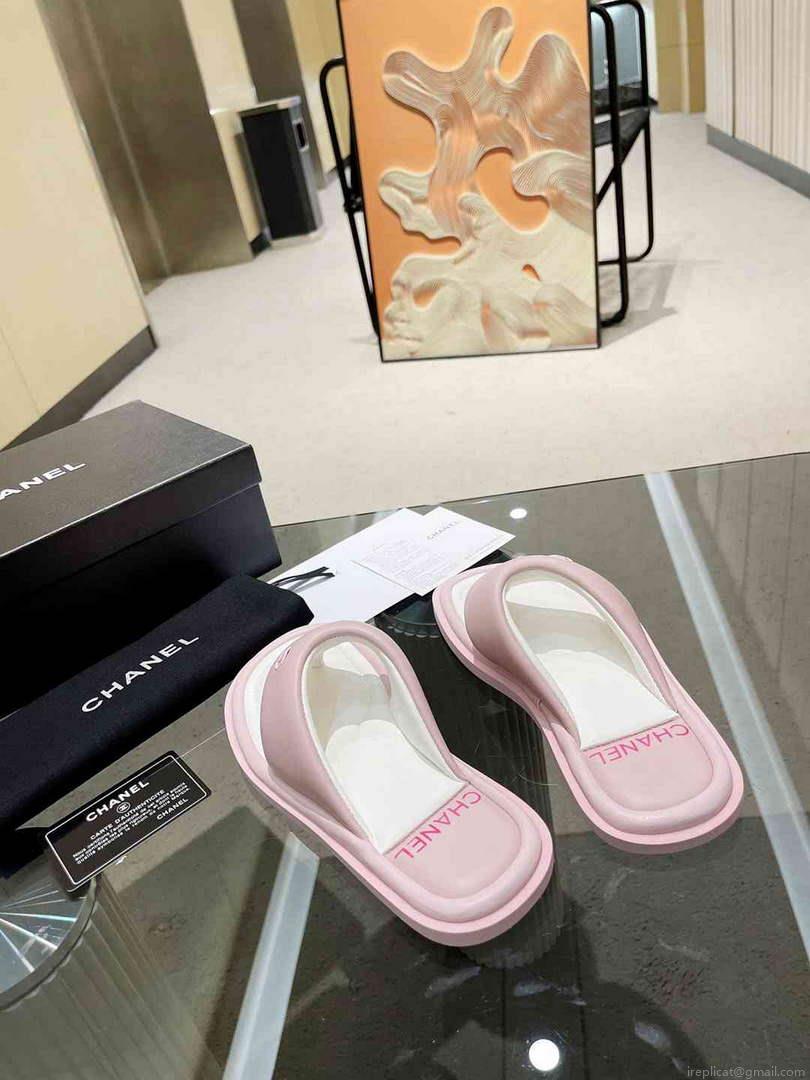 Chanel G38865 Sandals Mules Fabric Women C91181
