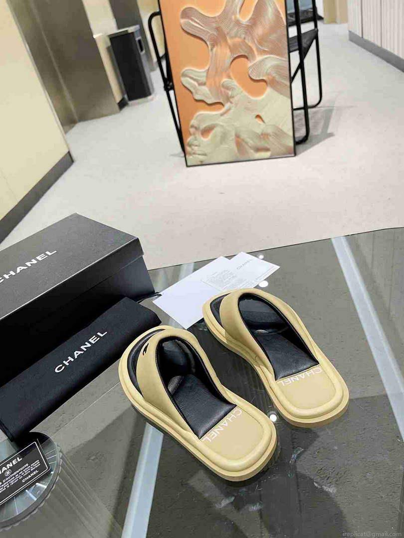 Chanel G38865 Sandals Mules Fabric Women C91182