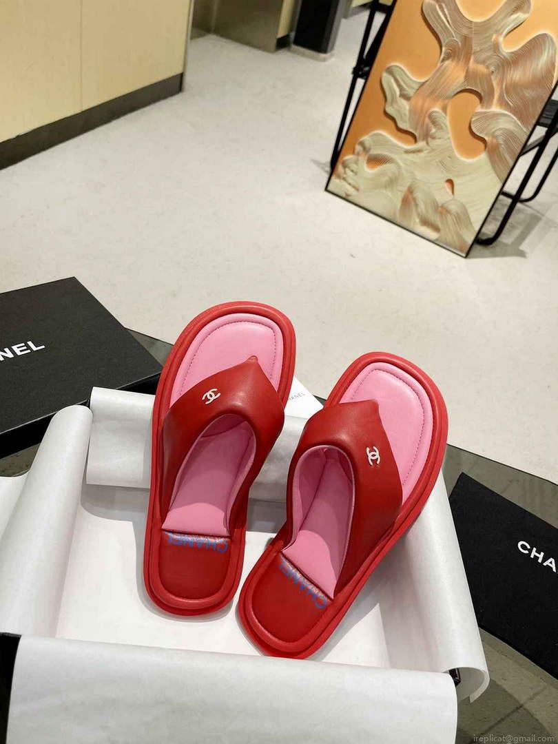 Chanel G38865 Sandals Mules Fabric Women C91183