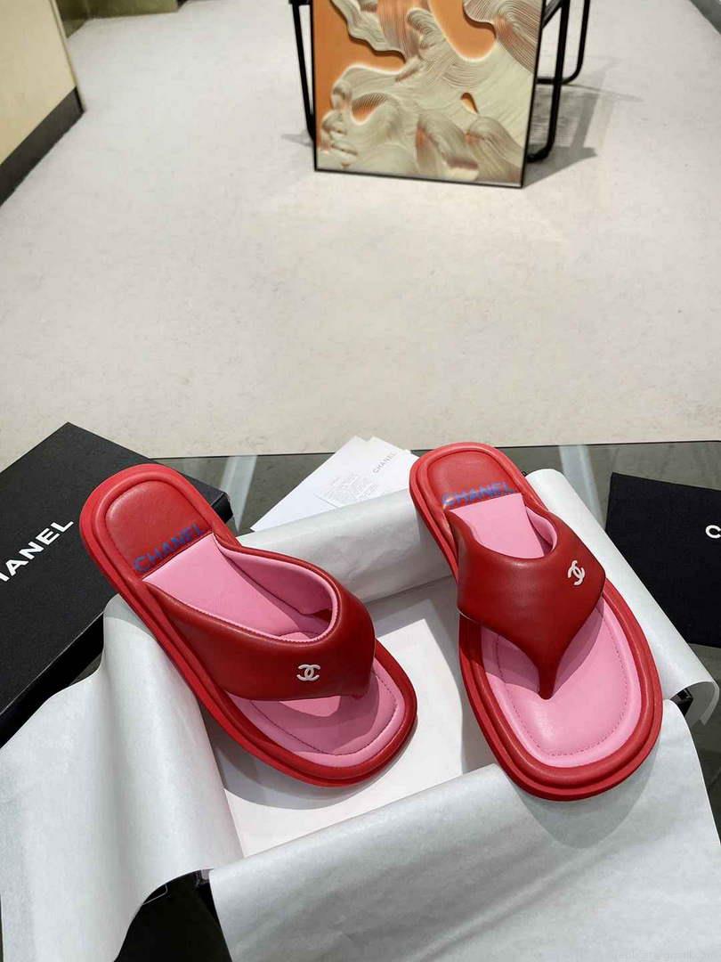 Chanel G38865 Sandals Mules Fabric Women C91183