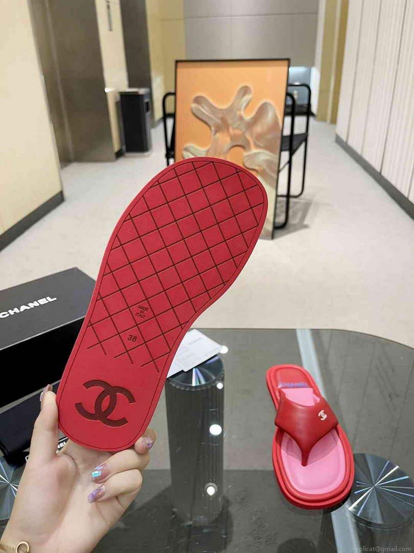 Chanel G38865 Sandals Mules Fabric Women C91183