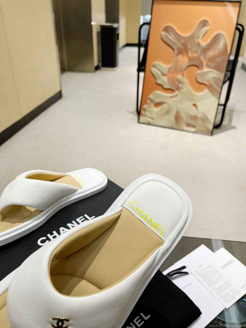 Chanel G38865 Sandals Mules Fabric Women C91184