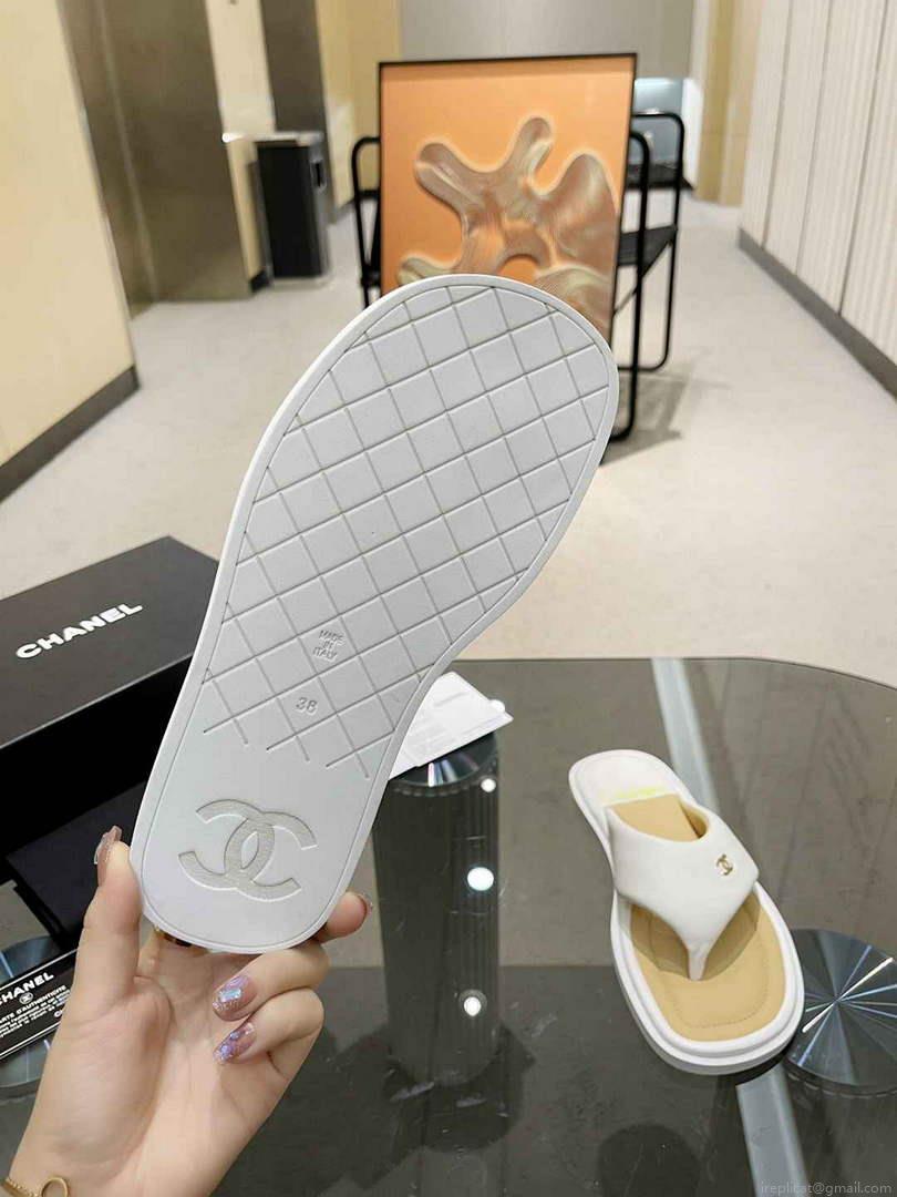 Chanel G38865 Sandals Mules Fabric Women C91184