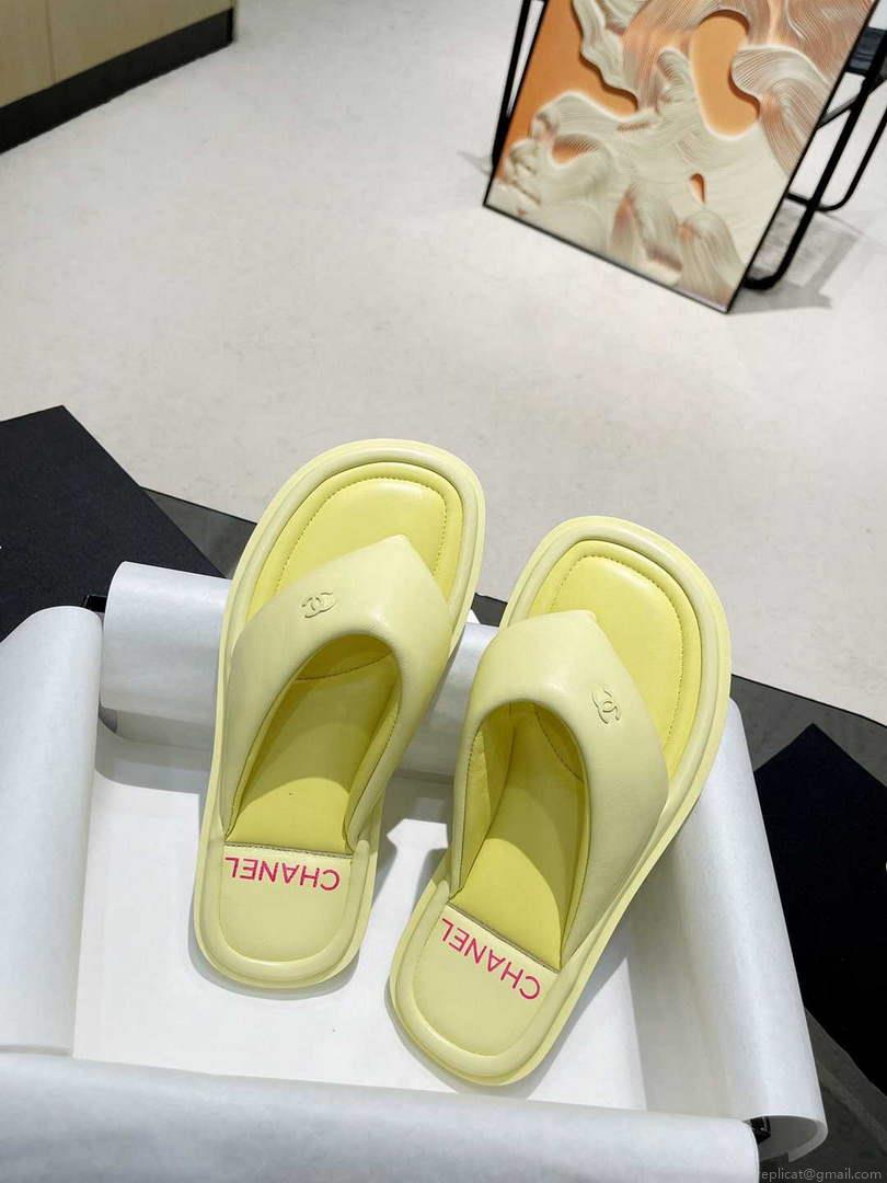 Chanel G38865 Sandals Mules Fabric Women C91186