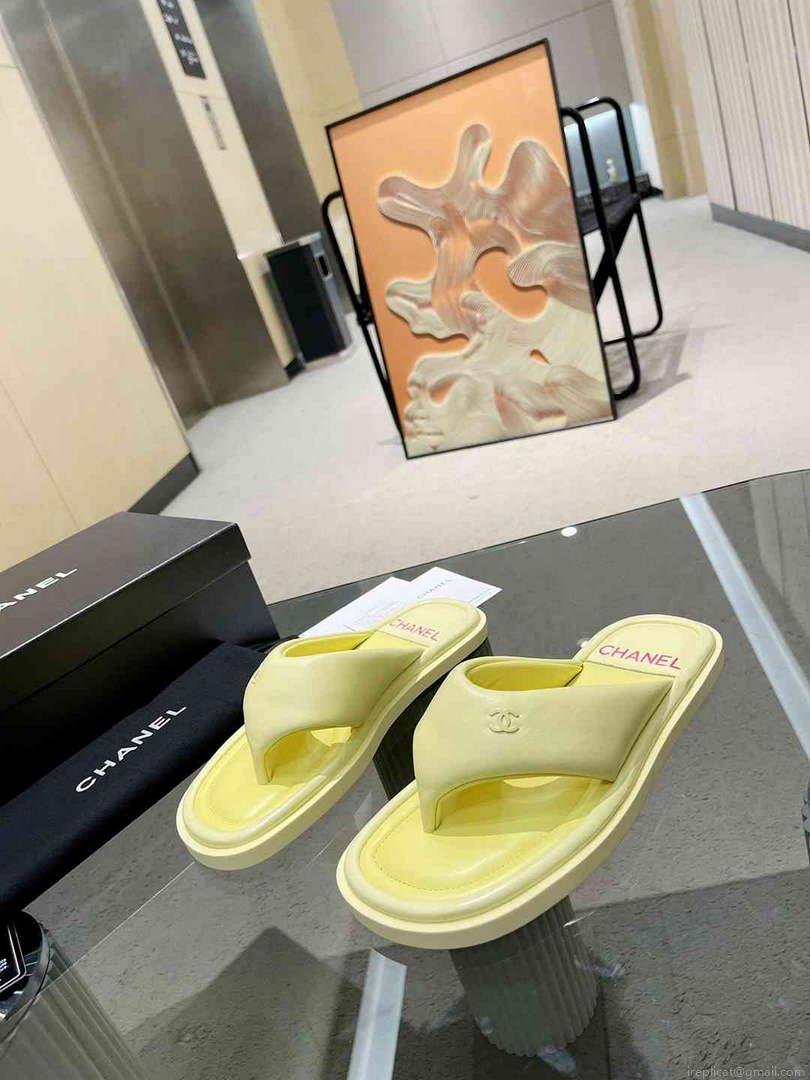 Chanel G38865 Sandals Mules Fabric Women C91186