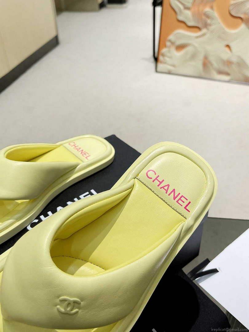 Chanel G38865 Sandals Mules Fabric Women C91186