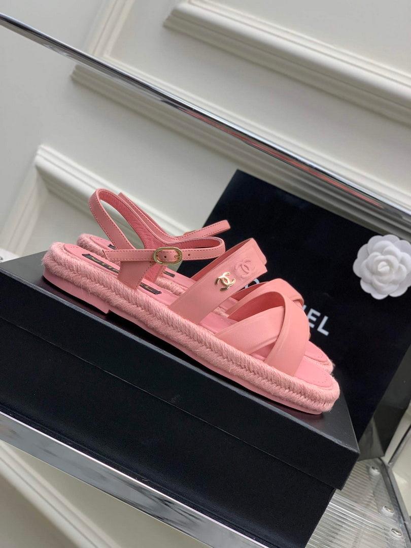 Chanel G40132 Women’s Sandals Shoes Lambskin C90213