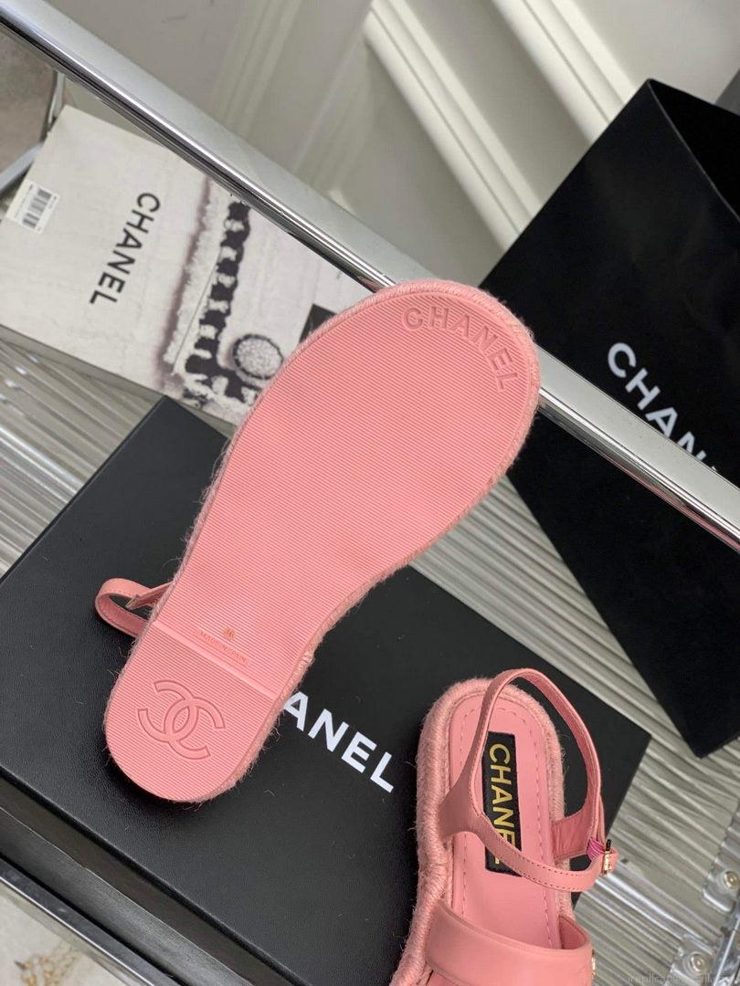 Chanel G40132 Women’s Sandals Shoes Lambskin C90213