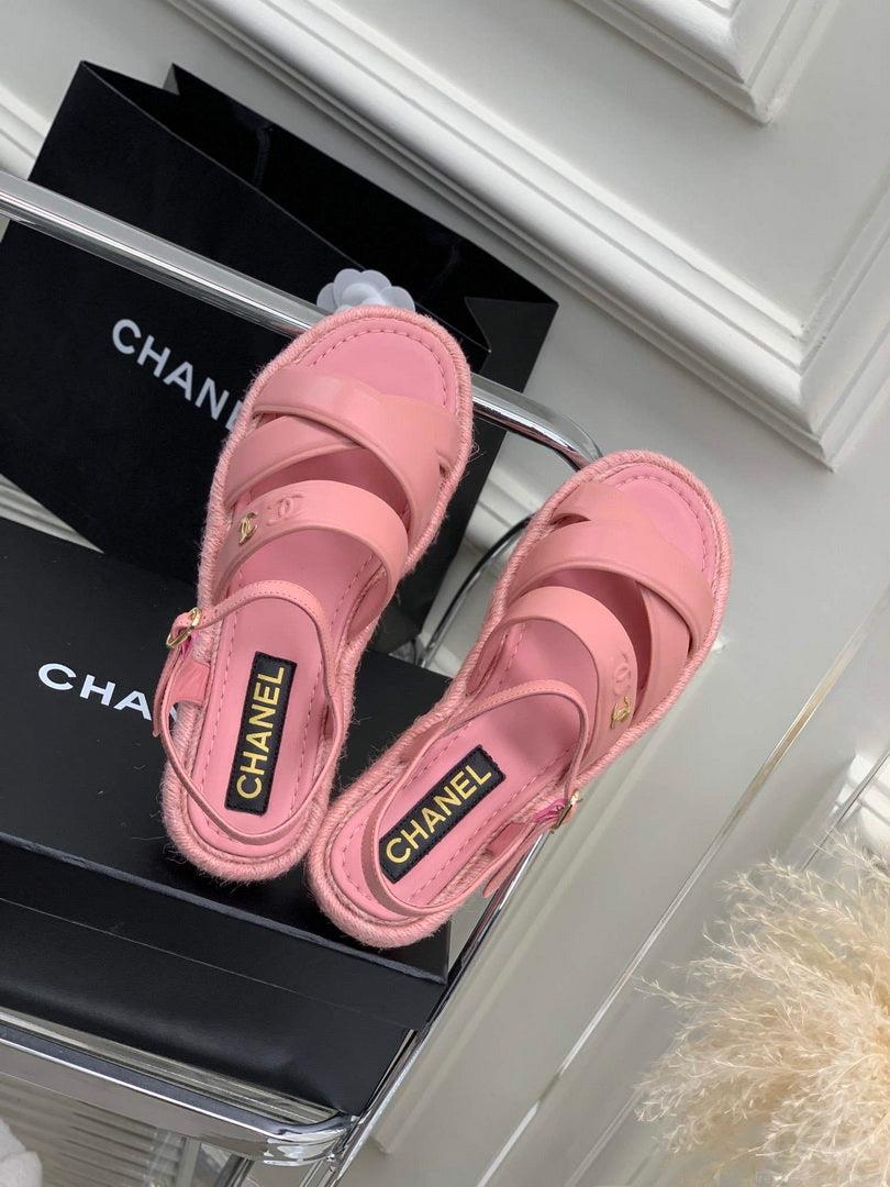 Chanel G40132 Women’s Sandals Shoes Lambskin C90213