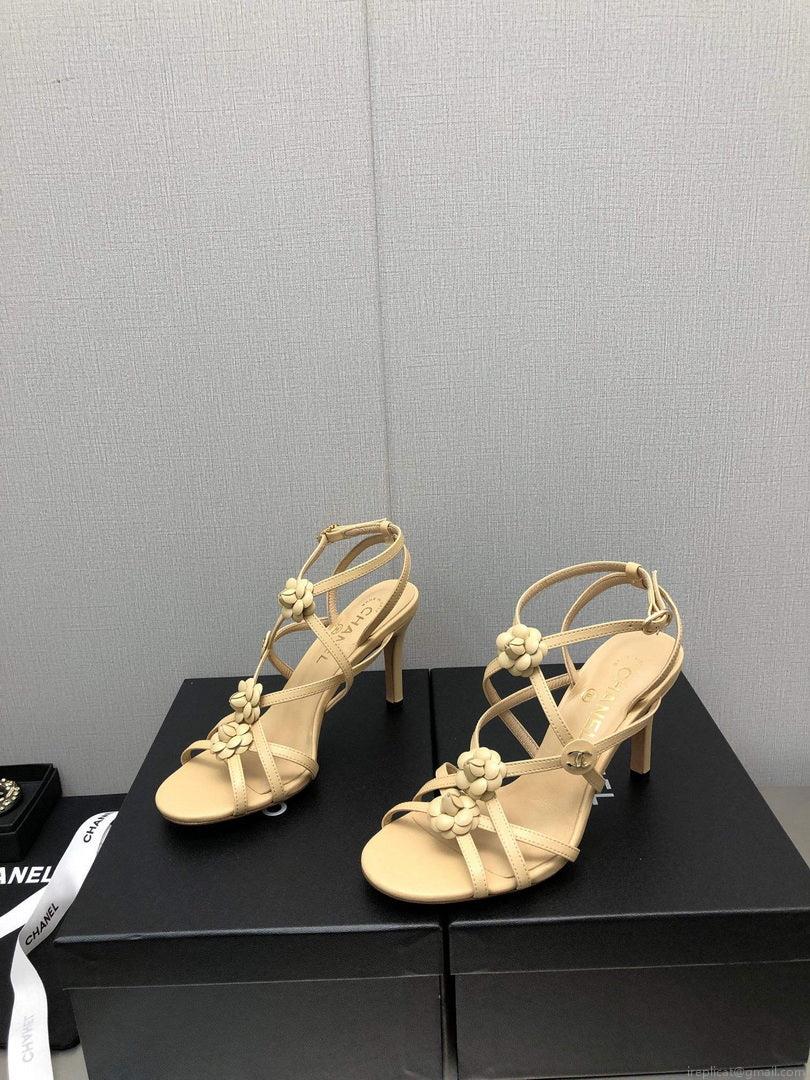 Chanel G40128 Women’s Sandals Shoes Lambskin C90219